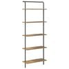 vidaXL Hyllsystem 5 niv&aring;er 60 x 24 x 168 cm Konstruerat tr&auml; Artisan Ek