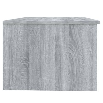 vidaXL Soffbord grå sonoma 102x50x36 cm konstruerat trä