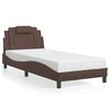 vidaXL Bed Frame "Viana" without Mattress Brown 80x200 cm Faux Leather