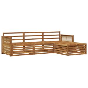 vidaXL Utomhussoffset Naturlig 249 x 162,5 x 73 cm Massivt Akaciatr&auml;
