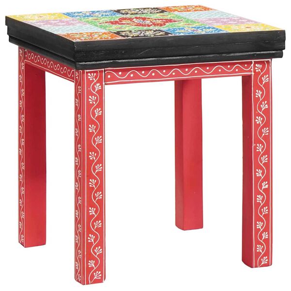 vidaXL Nestingbord Brun 38 x 38 x 41.5 cm Massivt Mangoträ