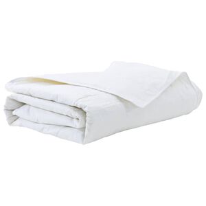 vidaXL Sommar Duvet 135 x 200 cm Sommar Fj&auml;der Vit Andningsbar