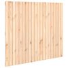 vidaXL V&auml;ggmonterad huvudgavel 127,5x3x110 cm massiv furu