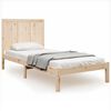vidaXL S&auml;ngram utan madrass 100x200 cm massiv furu