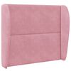 vidaXL S&auml;nggavel &Ouml;ra Rosa 80 x 23 x 6 cm Sammet