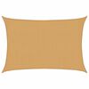 vidaXL Solsegel 160 g/m&sup2; rektangul&auml;r sand 2x2,5 m HDPE