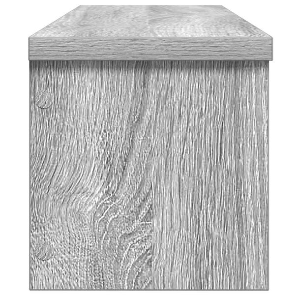 vidaXL K&ouml;ksst&auml;ll stapelbara gr&aring; sonoma 60x15x16 cm konstruerat tr&auml;