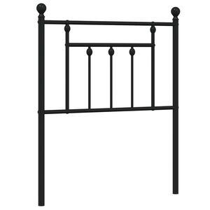vidaXL Ers&auml;ttningsgavel metall svart 75 cm