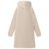 vidaXL Filt-hoodie Beige L Fleece och Flanell
