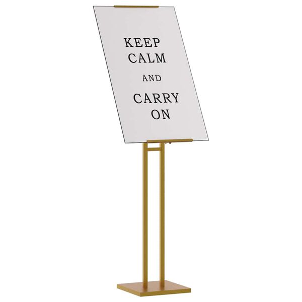 vidaXL M&auml;ssmontrar 2 pcs Guld 26,5 x 26,5 x 150 cm St&aring;l