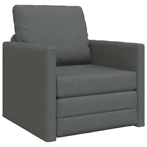 vidaXL Soffs&auml;ng 60cm M&ouml;rkgr&aring; tyg
