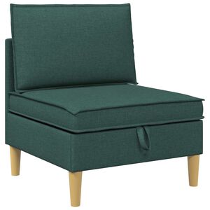 vidaXL Soffa med f&ouml;rvaring Tyg