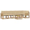 vidaXL Utomhussoffset 7 st Vit och Beige