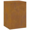 vidaXL Växtställ 2 pcs Rostig 24 x 24 x 35 cm cortenstål