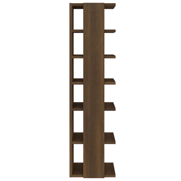 vidaXL Skost&auml;ll brun ek 27,5x27x102 cm konstruerat tr&auml;