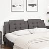vidaXL Headboard Cushion "Zadar" Grey 180 cm Faux Leather
