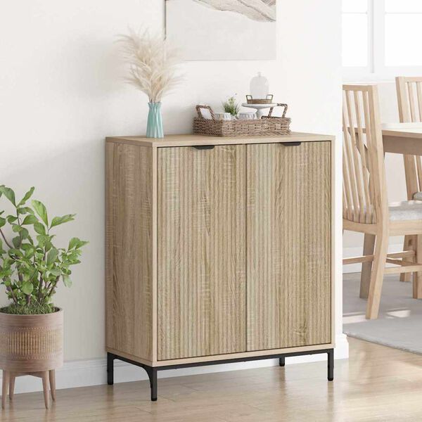 vidaXL Sideboard Sonoma-ek 69,5 x 33 x 82 cm Konstruerat tr&auml;