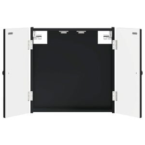 vidaXL Darttavla Sk&aring;p BREDA Svart 52,5 x 10,5 x 53,5 cm