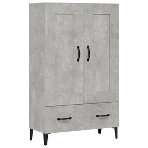 vidaXL Sk&aring;p betonggr&aring; 70x31x115 cm konstruerat tr&auml;