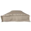 vidaXL Pallkudde Taupe 180 x 40 x 8 cm Oxford tyg