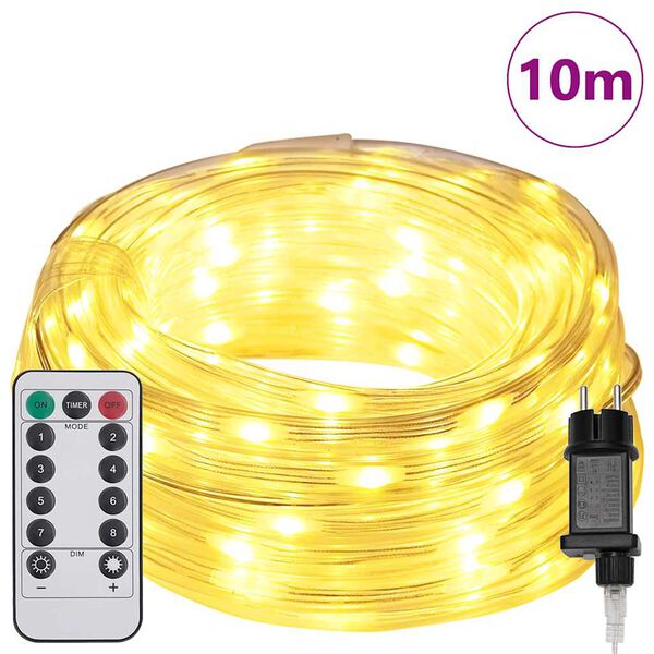 vidaXL Ljuslina med 240 LED-lampor Varmvit 10 m PVC