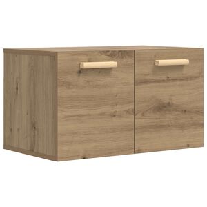 vidaXL V&auml;ggsk&aring;p 60 x 36,5 x 35 cm Konstruerat tr&auml; Artisan-ek