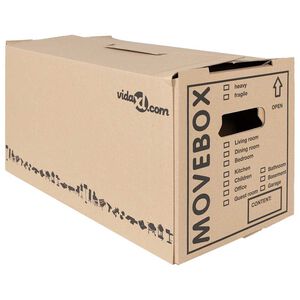 vidaXL Flyttl&aring;da 20 st Naturlig 59 x 31,5 x 31,5 cm Kartong