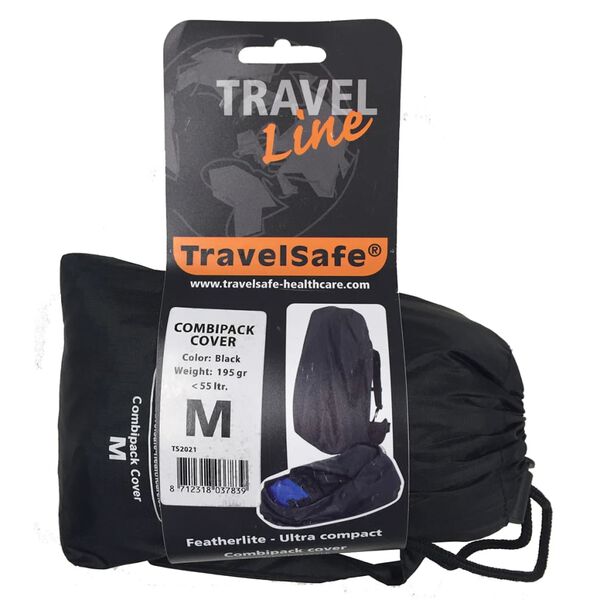 Travelsafe Combipack &ouml;verdrag svart strl. M TS2021