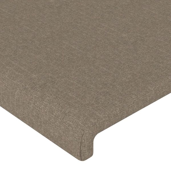 vidaXL S&auml;nggavel taupe 180x5x118/128 cm tyg