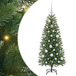 vidaXL Konstgjord julgran Gr&ouml;n 120 cm PE och PVC