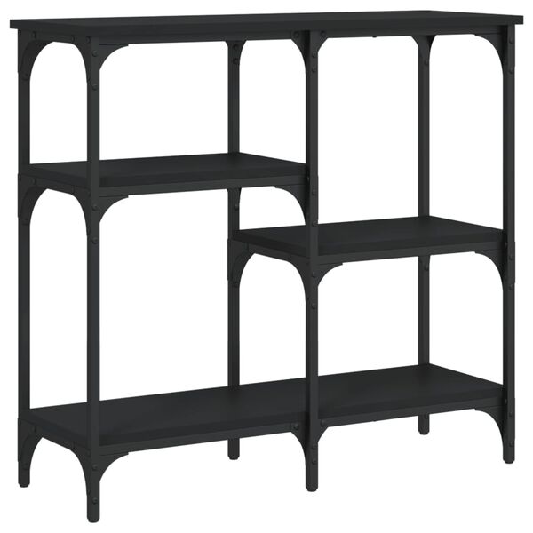 vidaXL Konsolbord svart 80x29x75 cm konstruerat trä