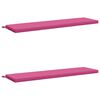 vidaXL 2-delade B&auml;nk Kuddar SOEST 2 st 100% Polyester Rosa