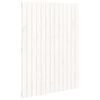 vidaXL V&auml;ggmonterad huvudgavel vit 82,5x3x110 cm massiv furu
