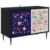 vidaXL TV-sk&aring;p MAINZ 69 x 33 x 50,5 cm Svart ek Konstruerat tr&auml;