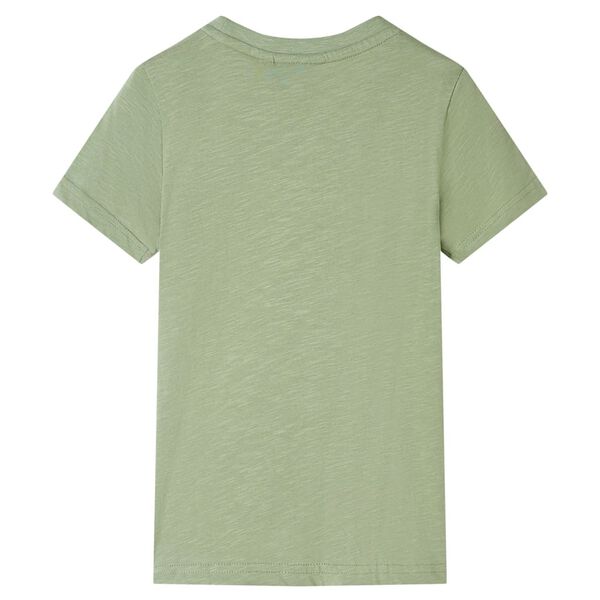 T-shirt f&ouml;r barn ljus khaki 92