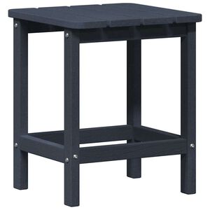 vidaXL Sidobord M&ouml;rkbl&aring; 38 x 38 x 46 cm polyeten