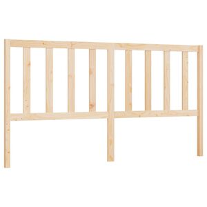vidaXL S&auml;nggavel 206x4x100 cm massiv furu