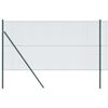 vidaXL Svetsat tr&aring;dgaller markf&auml;ste 10 x 1,4 m PVC-belagda st&aring;l Gr&ouml;n