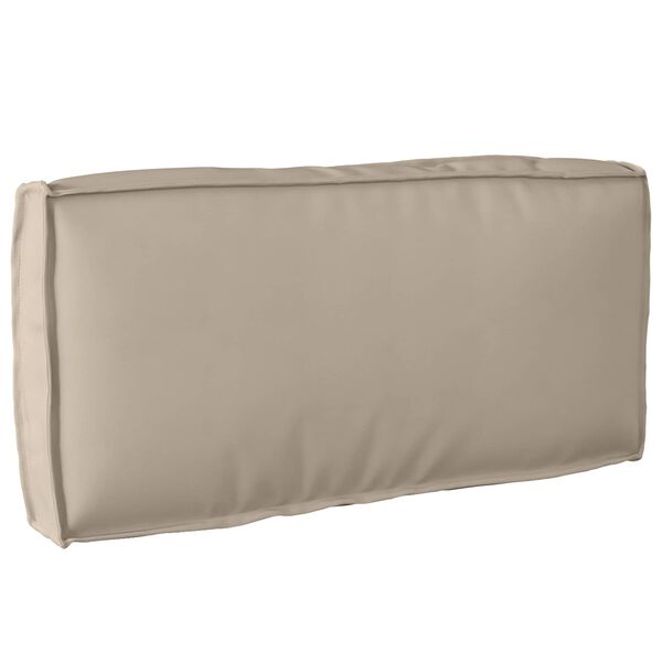 vidaXL Palldyna för ryggstöd Taupe 80 x 40 x 12 cm Oxford tyg