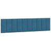 vidaXL Bed Frame without Mattress "Hanko" Blue 200x200 cm Velvet