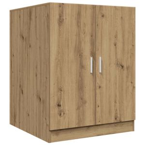 vidaXL Tv&auml;ttmaskinssk&aring;p artisan ek 70,5x71,5x91,5 cm