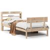 vidaXL S&auml;ngram utan madrass 90x200 cm massiv furu