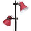 vidaXL Golvlampa 25 W n&ouml;tt r&ouml;d 25x25x90/140 cm E27