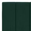 vidaXL Bed Frame without Mattress "Hanko" Dark Green 100x200 cm Velvet
