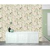 DUTCH WALLCOVERINGS Tapet Flamingo gräddvit och mintgrön