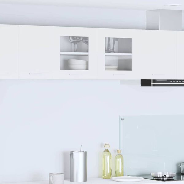 vidaXL Hängande skåp med dörr Riga Vit 80 x 31 x 40 cm Konstruerat trä