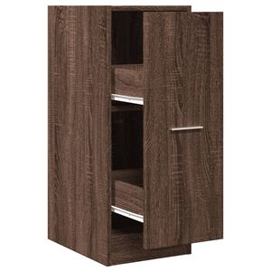 vidaXL Apotekssk&aring;p brun ek 30x41x77,5 cm konstruerat tr&auml;