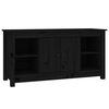 vidaXL Tv-b&auml;nk svart 103x36,5x52 cm massiv furu