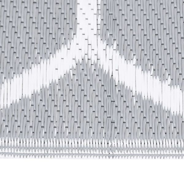 vidaXL Utomhusmatta ARAKIL grå 80x250 cm PP