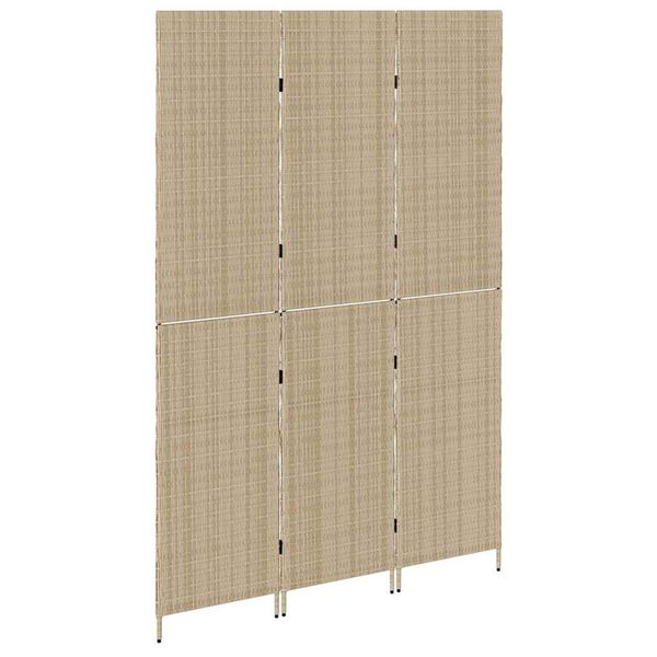 vidaXL Rumsavskiljare Beige 146 x 200 cm konstrotting